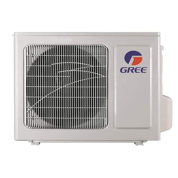 Gree Vireo 12 000 Btu 1 Ton Ductless Mini Split Air Conditioner And Heat Pump 208 230v 60hz Vir12hp230v1a The Home Depot