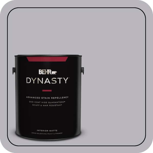 BEHR DYNASTY 1 gal. #N550-3 Best in Show One-Coat Hide Matte Interior Stain-Blocking Paint & Primer
