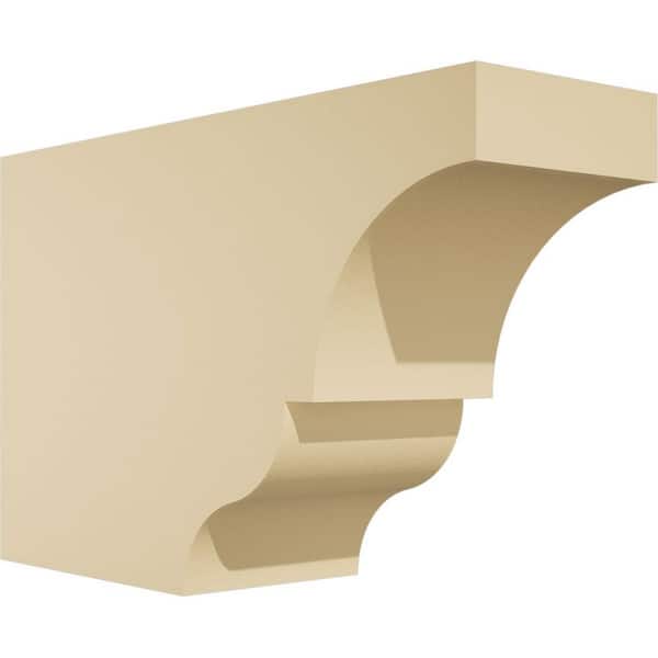 Ekena Millwork Standard Asheboro 5 in. W x 10 in. H x 16 in. D Signature Urethane Rafter Tail Outlooker