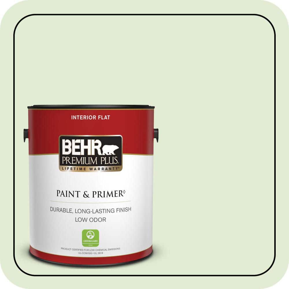 1 gal. #P380-2 Misted Fern Flat Low Odor Interior Paint & Primer price history on PriceWatchPro