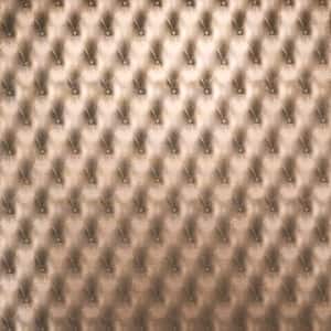 Tufted Wallpaper Brown Paper Wet Removable Roll (Covers 57 sq. ft.)