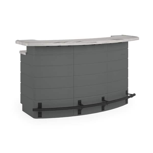 Backyard Oasis Resin Plastic Outdoor Bar