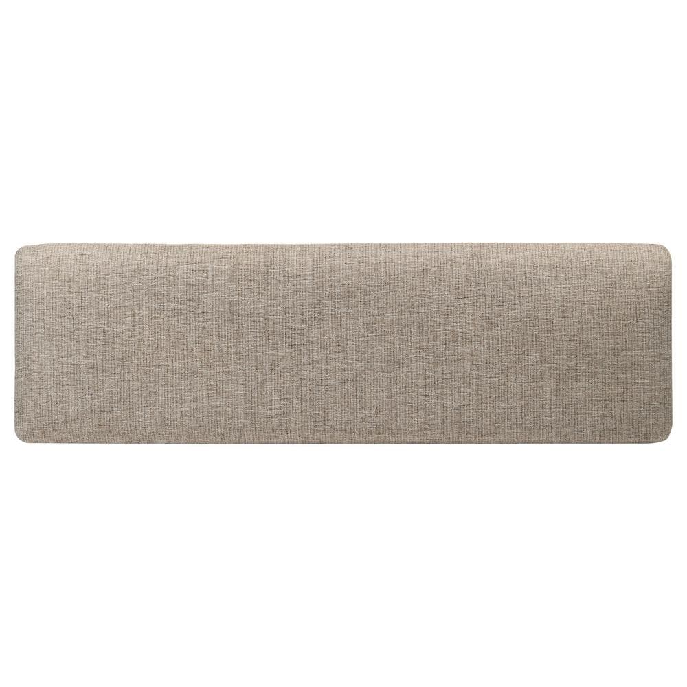 Bridget Beige and Brown Upholstered Dining Bench