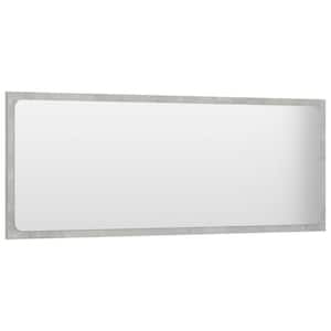 39.4 in. W x 14.6 in. H Rectangular Wood Framed Wall Mount Modern Decor Bathroom Vanity Mirror