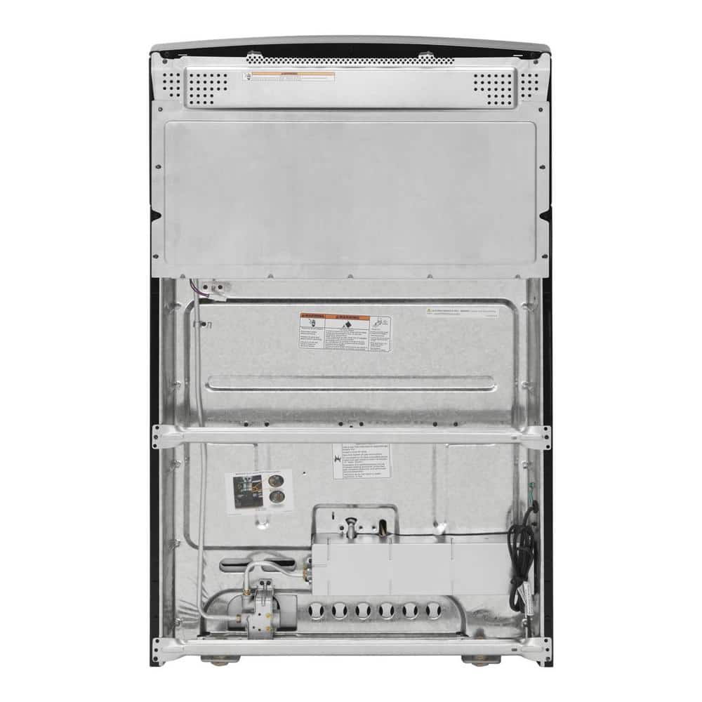 30-Inch Black Freestanding Natural Gas Range with Broiler Drawer
