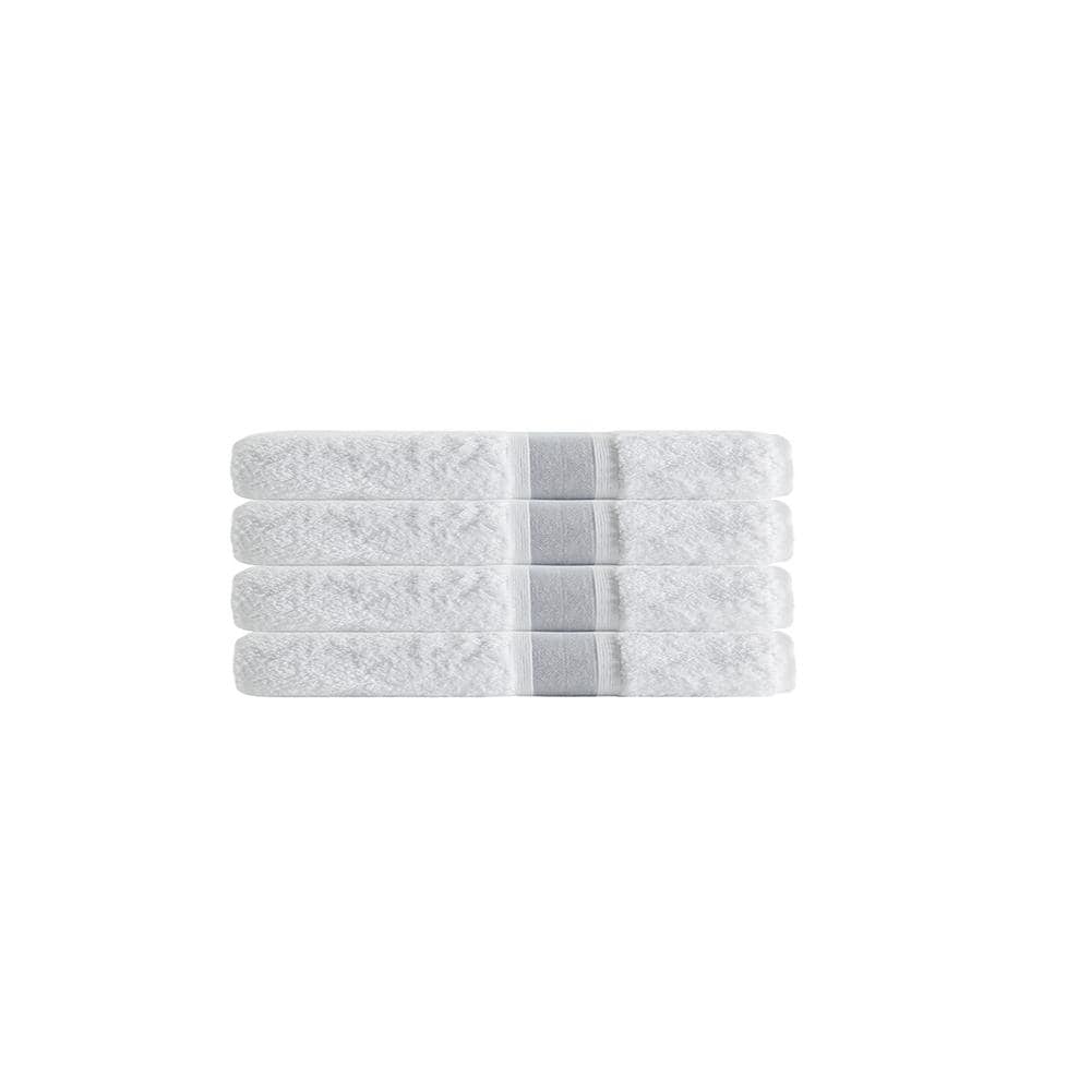 Unique 4-Pieces Silver Turkish Cotton Hand Towels
