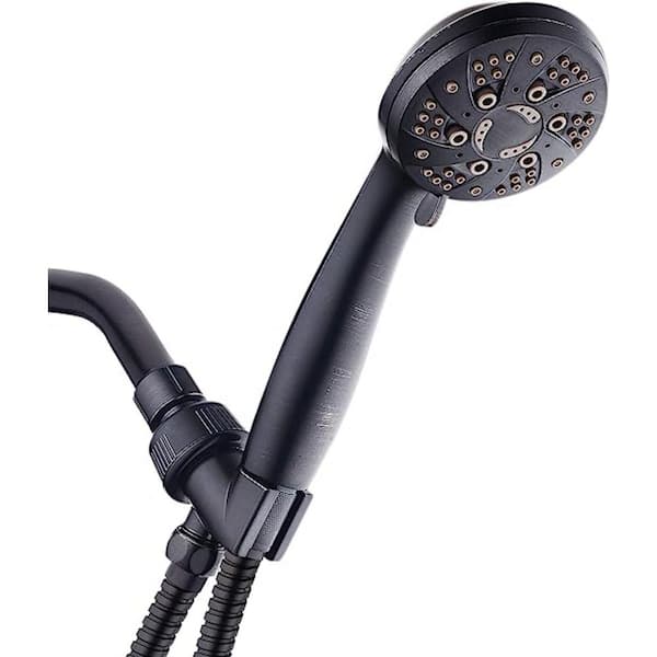 Unbranded 6-Spray Patterns with 1.8 GPM 9.5 in. Wall Mount Rain Fixed Shower Head in Oil Rubbed Bronze