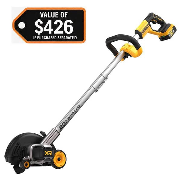 20V MAX 7.5 in. Cordless Battery Powered Lawn Edger Kit with (1) 4 Ah Battery & Charger