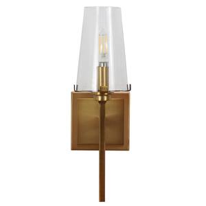 Madison 8 in. Brass Sconce
