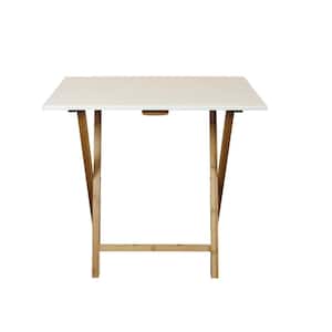 32 in. W Solid Bamboo Frame Folding Desk