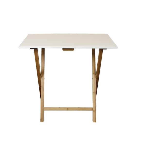 Eccostyle 32 in. W Solid Bamboo Frame Folding Desk