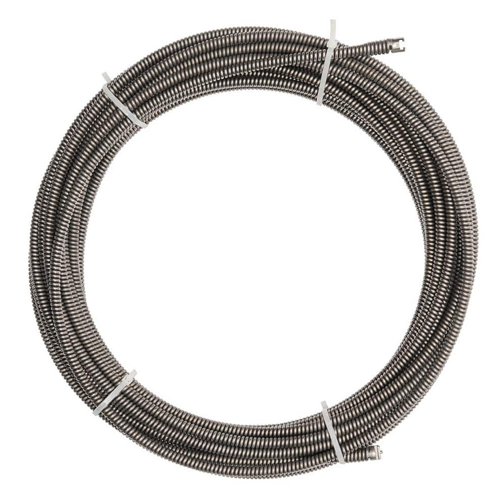Milwaukee 1/2 in. x 75 ft. Inner Core Drain Cleaning Cable 48-53-2778 The  Home Depot
