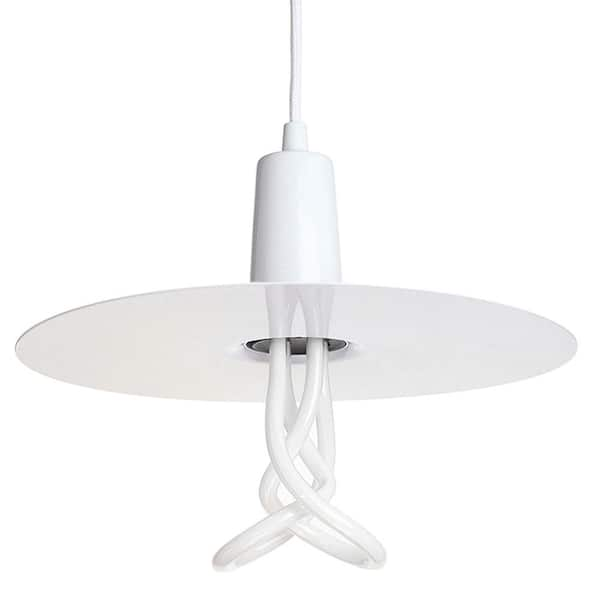 Plumen 1-Light White CFL Indoor Drop Hat Shade