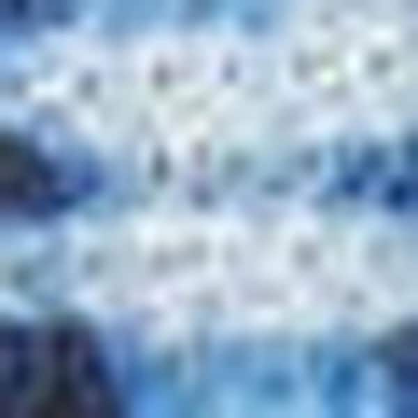 5' X 7' Blue Ombre Distressed Non Skid Area Rug