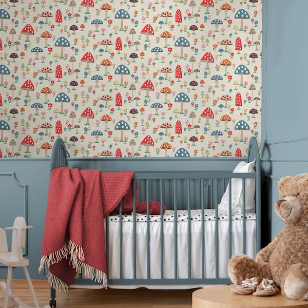 Cath Kidston Mushrooms Multi Wallpaper