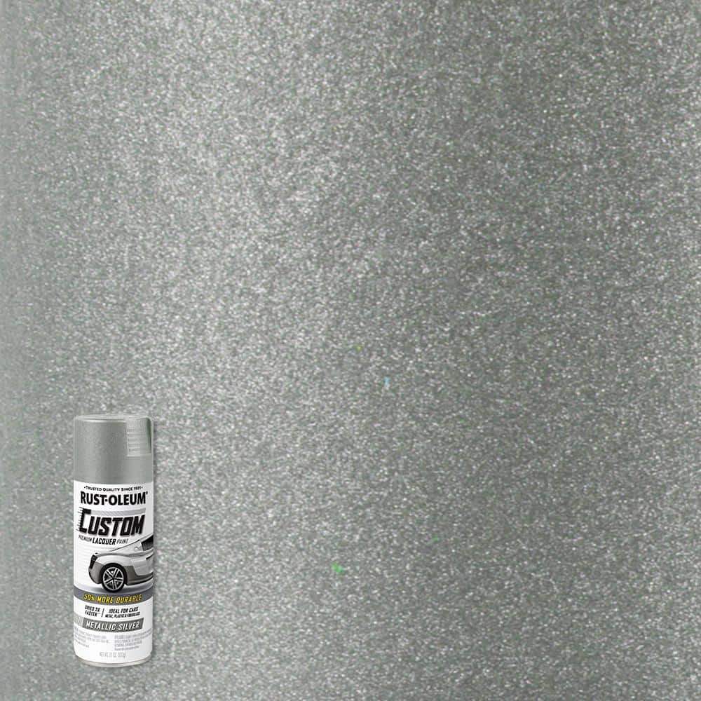 Rust-Oleum 323352-6PK Automotive Custom Lacquer Spray Paint, 11 oz,  Metallic Gold, 6 Pack
