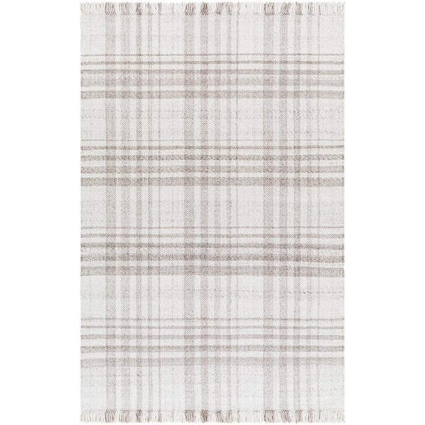 Livabliss Estrada Blue Plaid 9 ft. x 12 ft. Area Rug