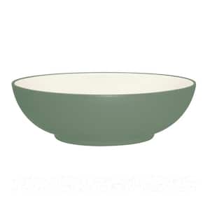 Colorwave Green 9.5 in., 64 fl. oz. (Green) Stoneware Round Vegetable Bowl
