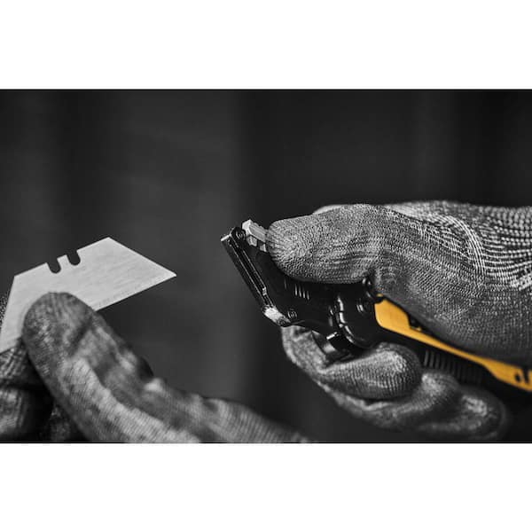 DEWALT - Push and Flip Folding Lock-Back Utility Knife with Blade Storage