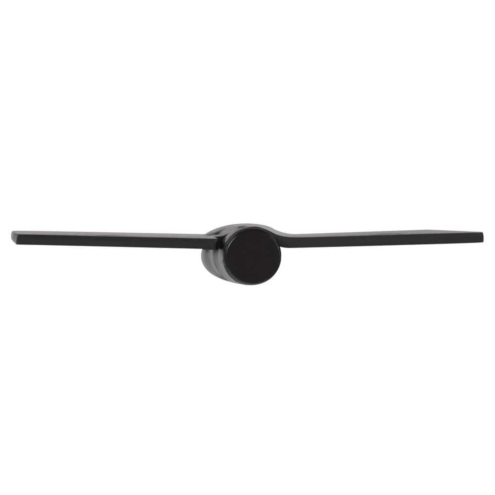 Matte Black Steel Square Corner Door Hinges 3-Pack