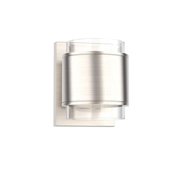 Upton Brushed Nickel LED Sconce