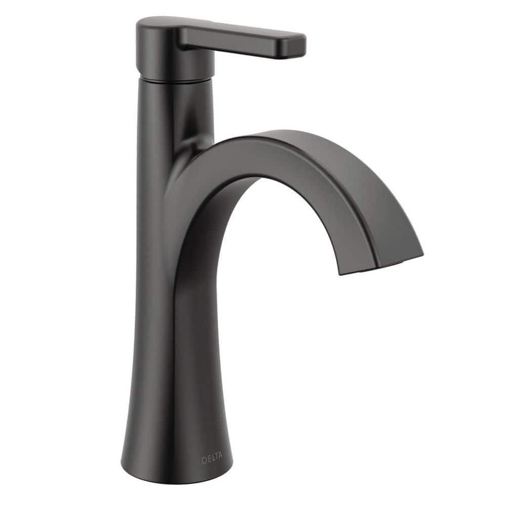 Lineax Single Handle Single Hole Bathroom Sink Faucet in Matte Black price history on PriceWatchPro