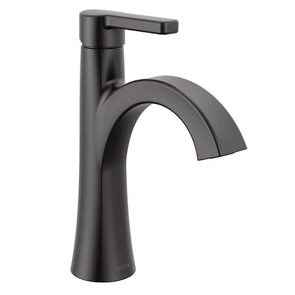 MOEN Rizon Single Hole Single-Handle Bathroom Faucet in Matte