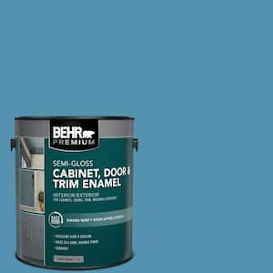 1 gal. #M490-5 Jet Ski Semi-Gloss Enamel Interior/Exterior Cabinet, Door & Trim Paint