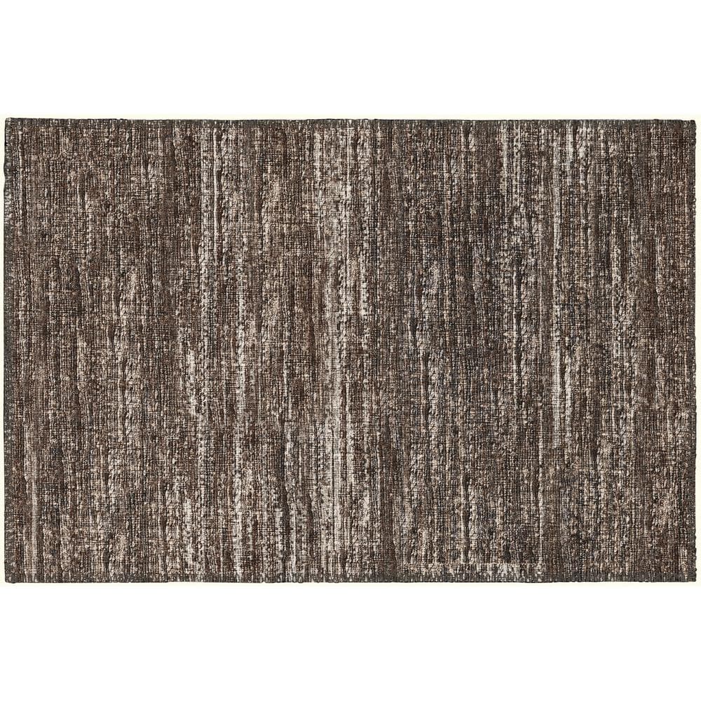 Marston Brown 1 ft. 8 in. x 2 ft. 6 in. Geometric Indoor/Outdoor Area Rug