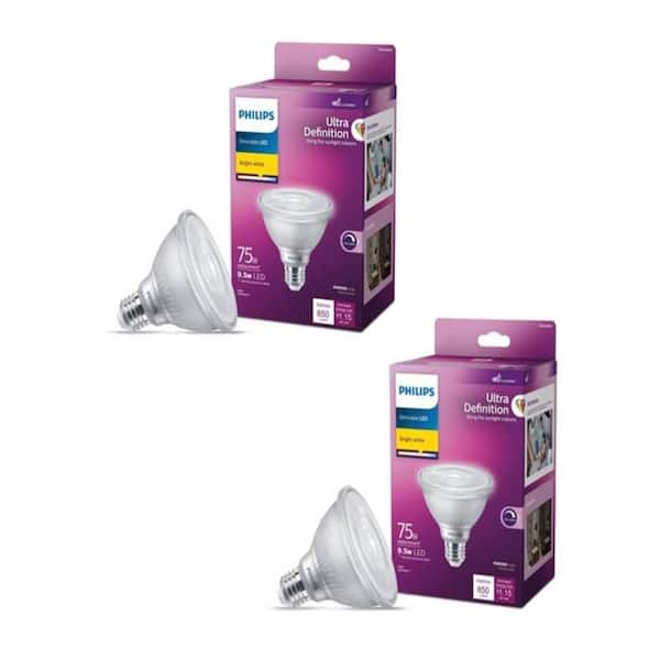 75-Watt Equivalent PAR30s Dimmable E26 LED Bulb 3000K (2-Pack)