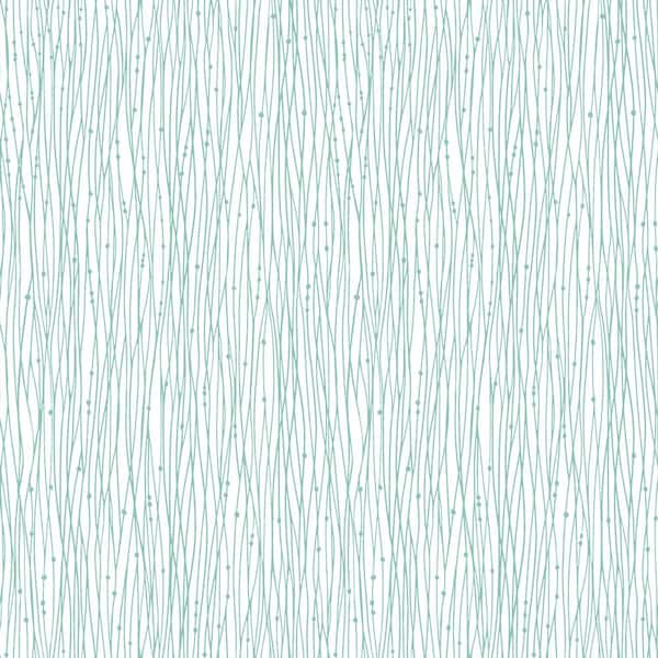 Tempaper String of Pearls Sea Glass Removable Peel and Stick Vinyl Wallpaper Sample