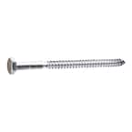 1/4 in. x 4 in. Hex Zinc Plated Lag Screw (50-Pack)