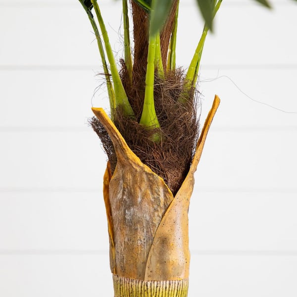 Nearly Natural 4 ft. Artificial Coconut Palm Tree T5324 - The Home