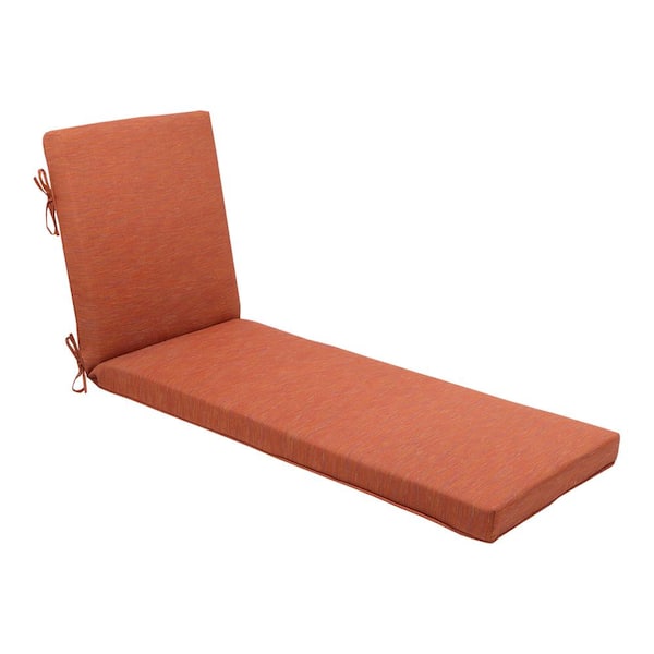 Outdoor Chaise Lounge Chair Cushion, Orange Lounge Chair Cushions