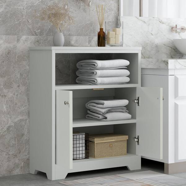 VASAGLE 3 Drawers Floor Cabinet 12.6 x 11.8 x 31.9 Inches