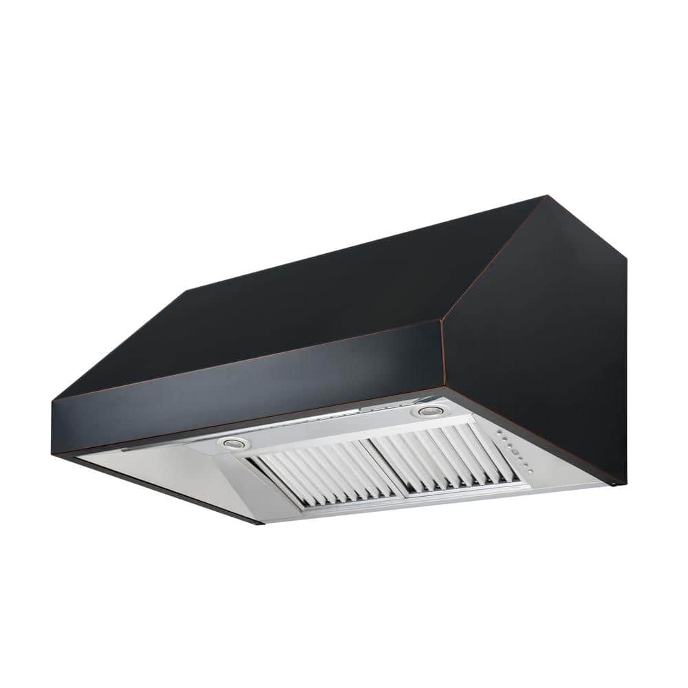 36 Inch Oil Rubbed Bronze Convertible Under Cabinet Range Hood