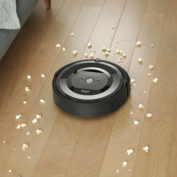 iRobot Roomba e5 Wi-Fi Connected Robotic Vacuum Wi-Fi Connected, Ideal Hair, Self-Charging in Black e515020 - The Home Depot