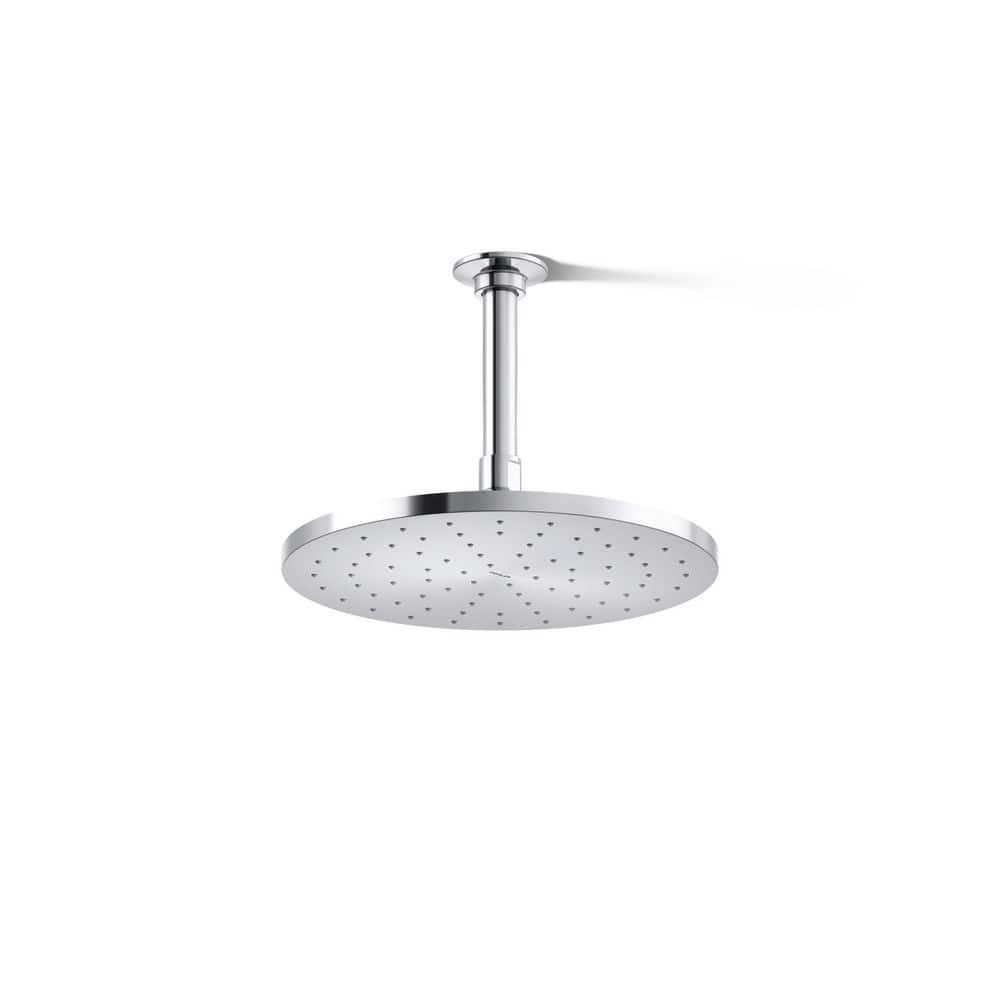 Polished Chrome 10" Round Ceiling Mounted Rain Showerhead