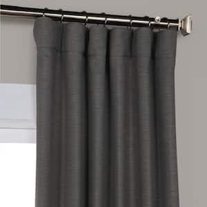 Armour Grey Rod Pocket Blackout Curtain - 50 in. W x 84 in. L