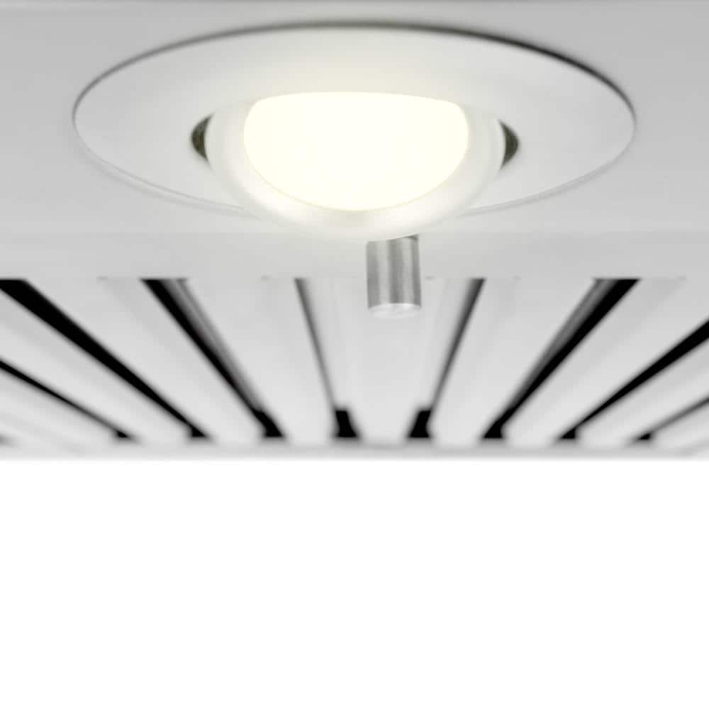 36" Stainless Steel Convertible Island Range Hood with Charcoal Filter