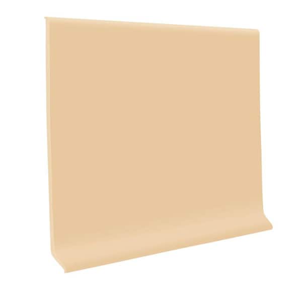 ROPPE Camel 4 in. x 48 in. x 1/8 in. Vinyl Wall Cove Base (30-Pieces)