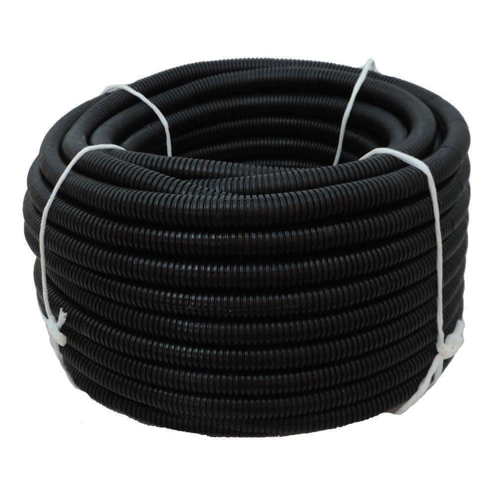 2 in. x 100 ft Flexible Corrugated Black HDPE NON Split Tubing Wire Loom Non-Metallic Conduit price history on PriceWatchPro