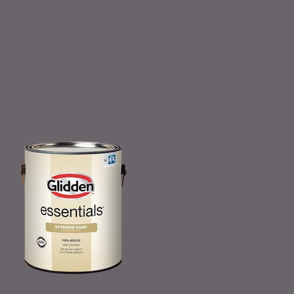 Glidden Essentials 1 gal. PPG1003-6 Cracked Slate Satin Exterior Paint