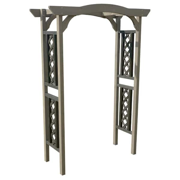 northbeam Norfolk 81 in. x 60 in. Hemlock Transitional Arbor ...