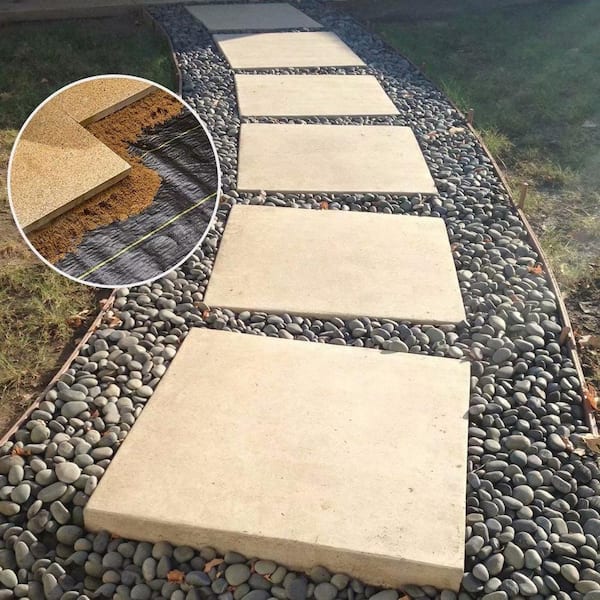 BMDT-3.5Ft X 50Ft Garden Weed Barrier Landscape Fabric Heavy Duty Weed Block Gar