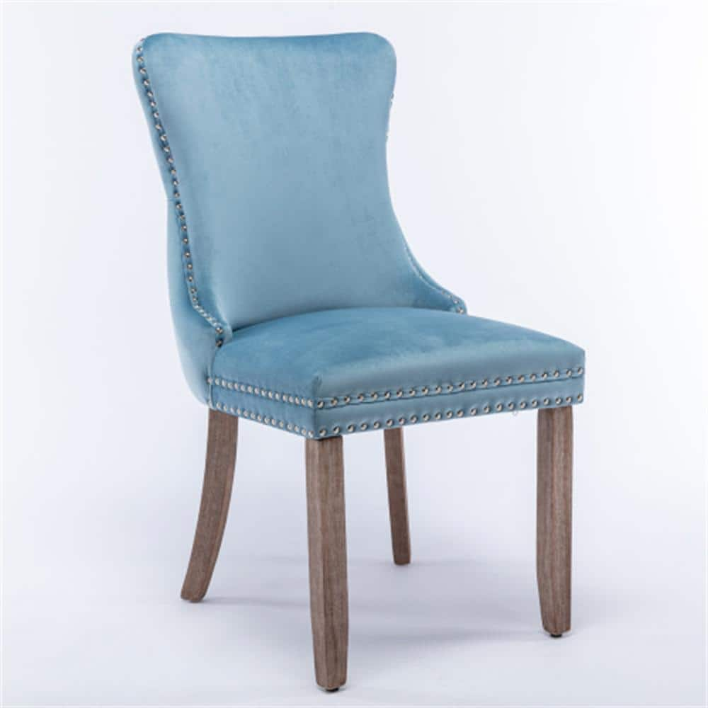 cornflower blue dining chairs