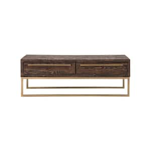 46.5 in. Rectangle Solid Manufactured Wood Coffee Table