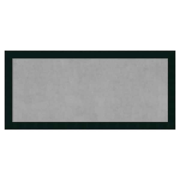 Amanti Art Tribeca Black 52 in. x 24 in. Framed Magnetic Board