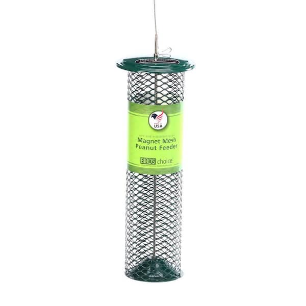 birds choice magnet mesh whole peanut tube bird feeder