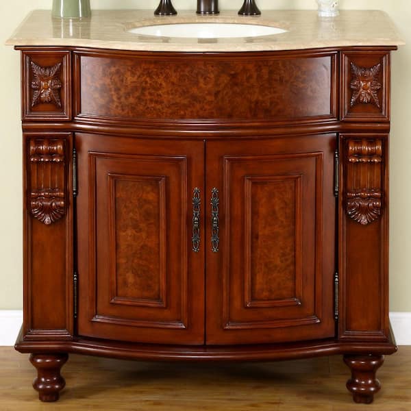 Silkroad Exclusive 36 in. W x 22 in. D Vanity in Natural